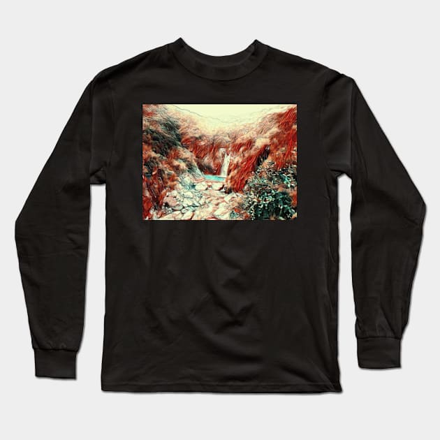 Waiau Mirage Long Sleeve T-Shirt by MartinAlexanderBrown